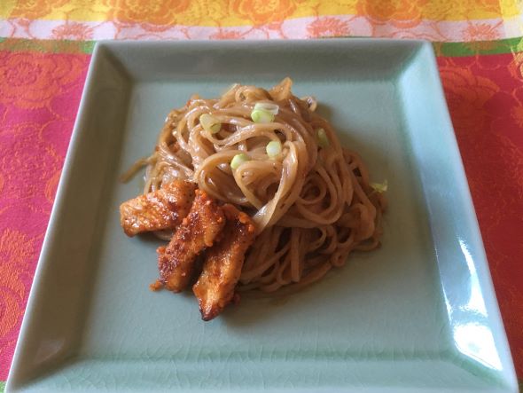 Hot and Sticky Garden Noodles