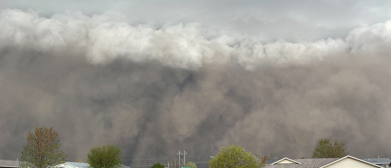 Haboob derecho storm south dakota 12 may 2022