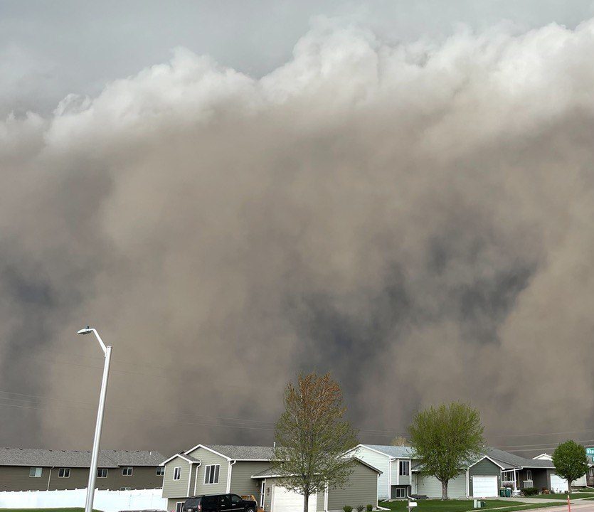 Severe Weather Haboob Sioux Falls South Dakota May 12